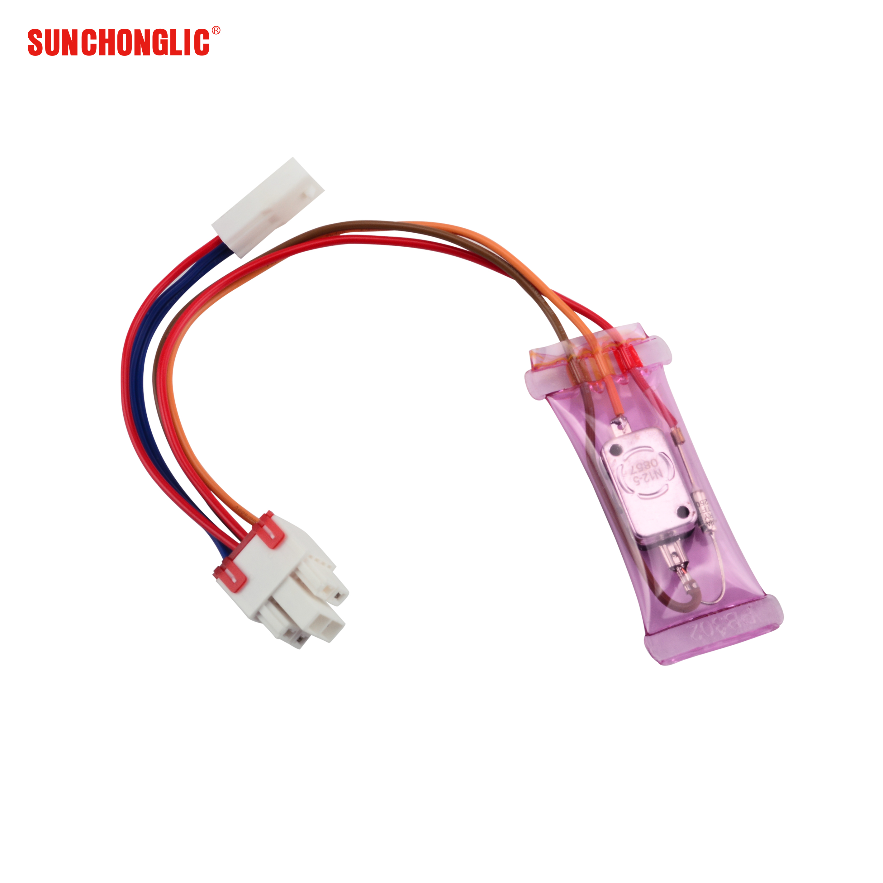 Sunchonglic refigreator spare parts of three wires N12-5 degrees square thermostat with plug